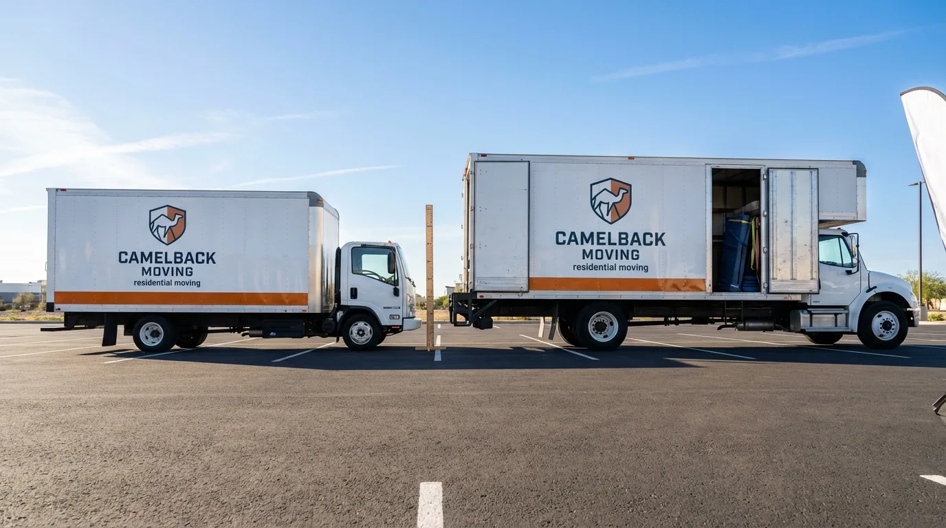 Moving truck size capacity guide in Schererville